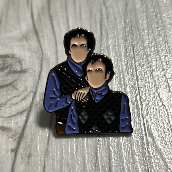 Step Brothers Dale and Brennan family portrait enamel pin - Picture 2 of 5